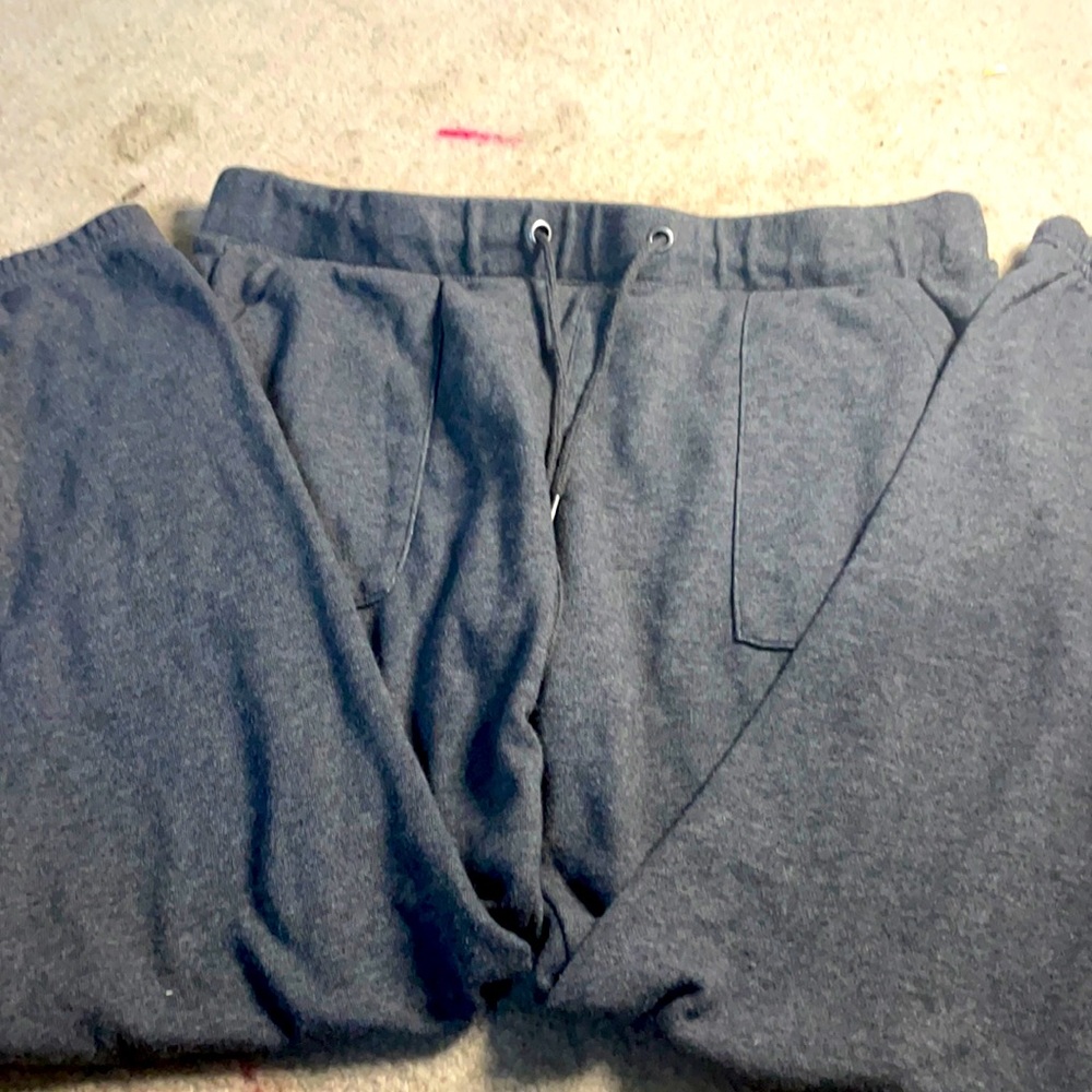 Grey sweatpants